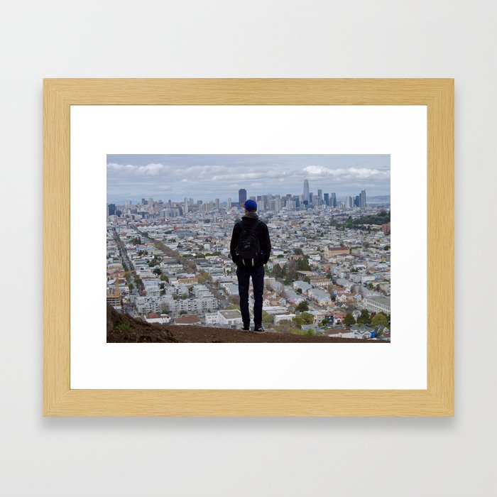 Bernal Heights Blues Framed Art Print