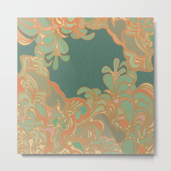 Turq Metal Print