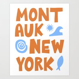 Montauk, New York: Going Places Art Print