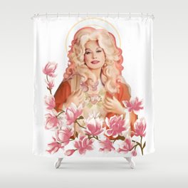 Dolly Patron Saint Shower Curtain