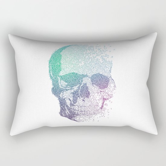 Music Skull Rectangular Pillow