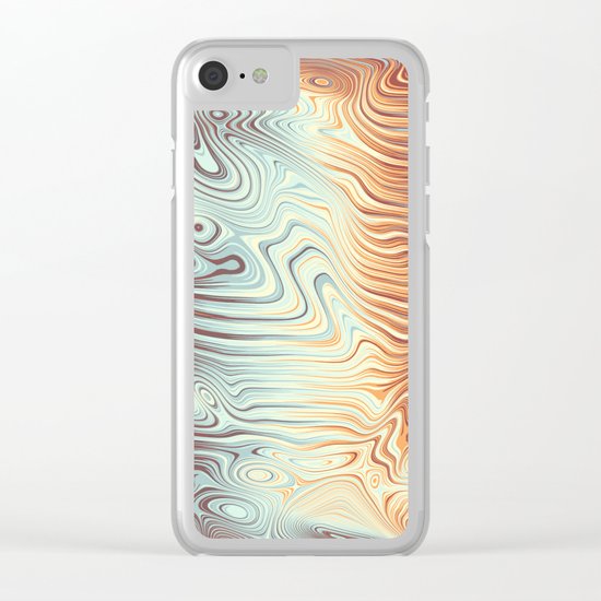 Abstract 358 Clear iPhone Case