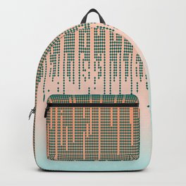 Desert Diamond Drip Backpack | Diamond, Random, Checks, Sunset, Teal, Graphic, Graphicdesign, Trip, Festival, Fade 