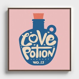 Love Potion Framed Canvas
