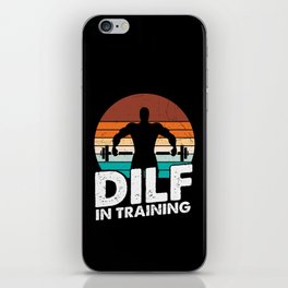 DILF In Training Funny Vintage iPhone Skin