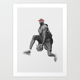 even with my eyes closed Art Print