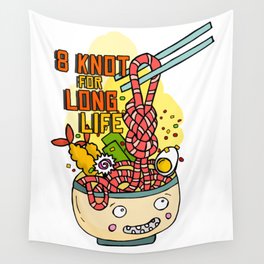 Eight Knot for Long Life Wall Tapestry