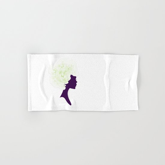 Rose Silhouette Hand & Bath Towel