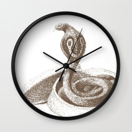 The King Cobra Wall Clock | Popart, Illustration, Digital, Graphicdesign, Vector 