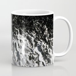 Sea 02 Coffee Mug | Digital, Wave, Sea, Black, White, Digital Manipulation, Black And White, Dark, Meri, Photo 