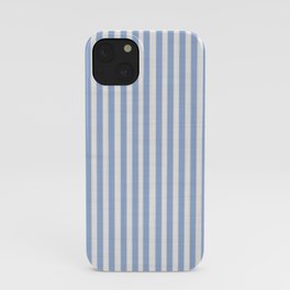 Faded Blue Seersucker iPhone Case