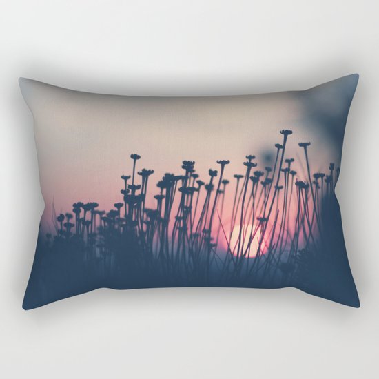 beach sunset Rectangular Pillow