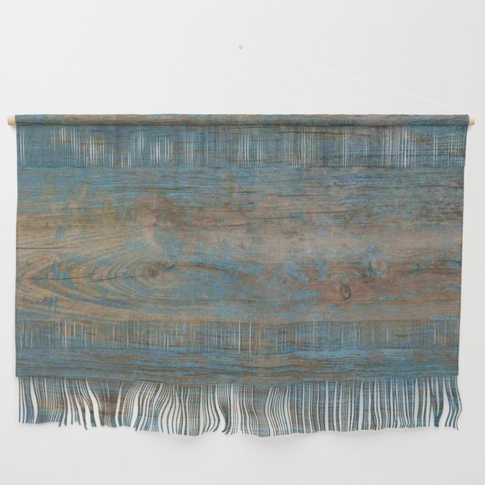old blue wooden board Wall Hanging