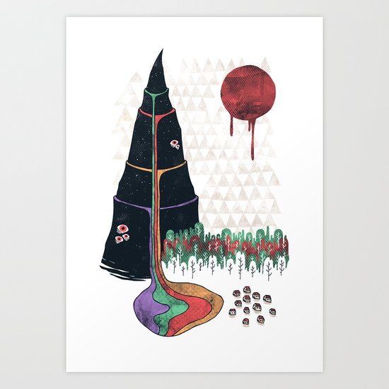 Holy Mountain Art Print
