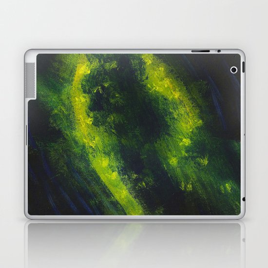 Green Galaxy Laptop & iPad Skin