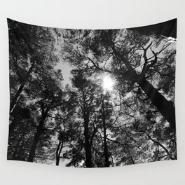 Dark Trees of the Scottish Highlands Wall Tapestry