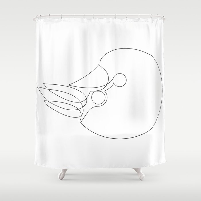 Spiral ancient Shower Curtain