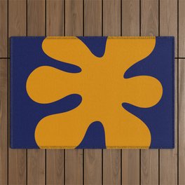Matisse abstract Moon cut-out Outdoor Rug