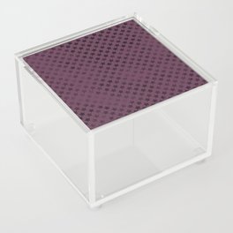 Purple black retro stars Acrylic Box