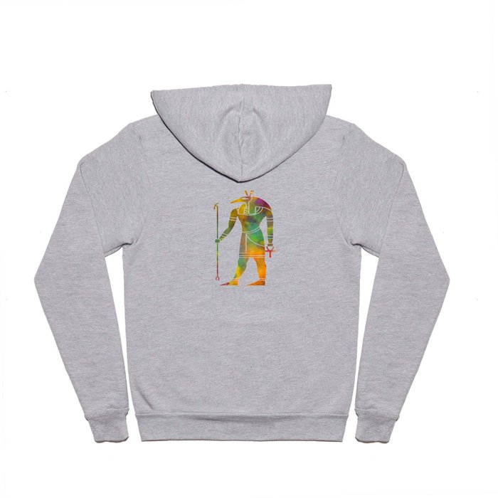 Egyptian god anubis in watercolor Hoody