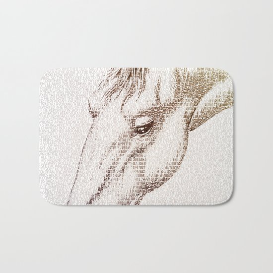 The Intellectual Horse Bath Mat
