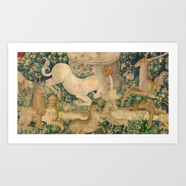 Unicorn Tapestry Art Print