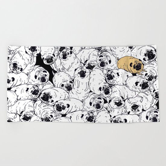 phug life! Beach Towel