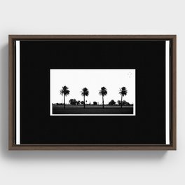 Palm Trees Four Framed Canvas