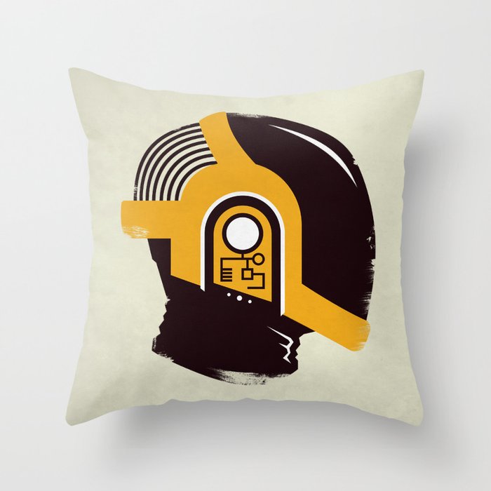 Daft Punk - RAM (Guy-Manuel) Throw Pillow