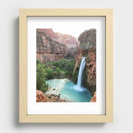 Havasu Falls Recessed Framed Print