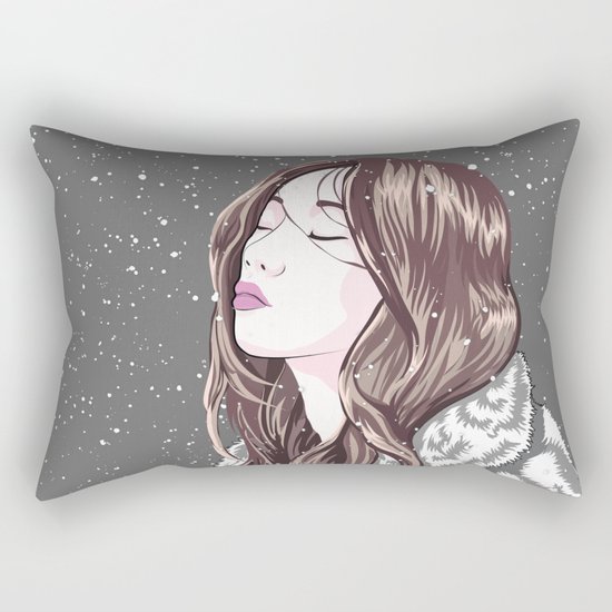 Winter Reverie Rectangular Pillow