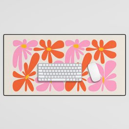 Bloom: Peach Matisse Color Series 04 Desk Mat