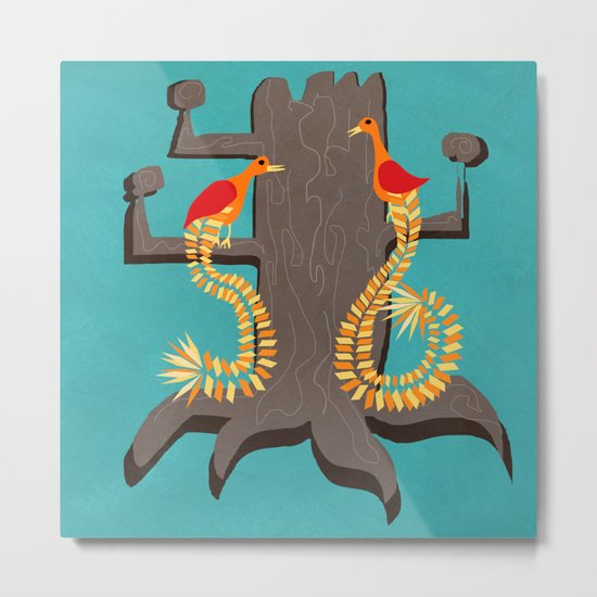 S6 Birds (V7) Metal Print