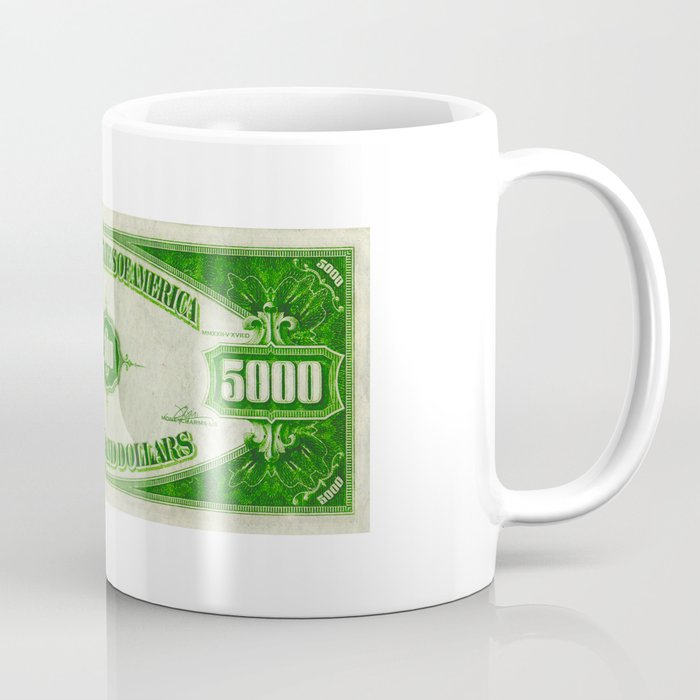 moneycharms.com 5000fr1928r Coffee Mug