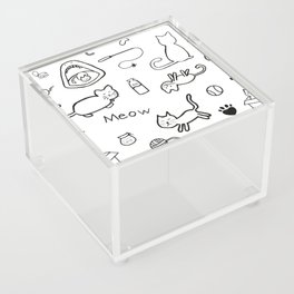 Cats at Play Acrylic Box