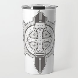 Cross of Light - Warm Grey Travel Mug
