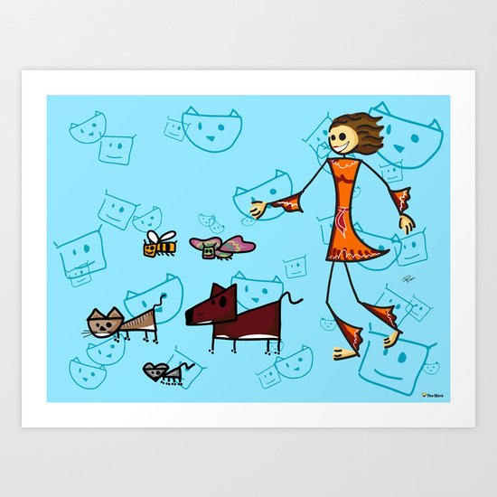 Friends Art Print