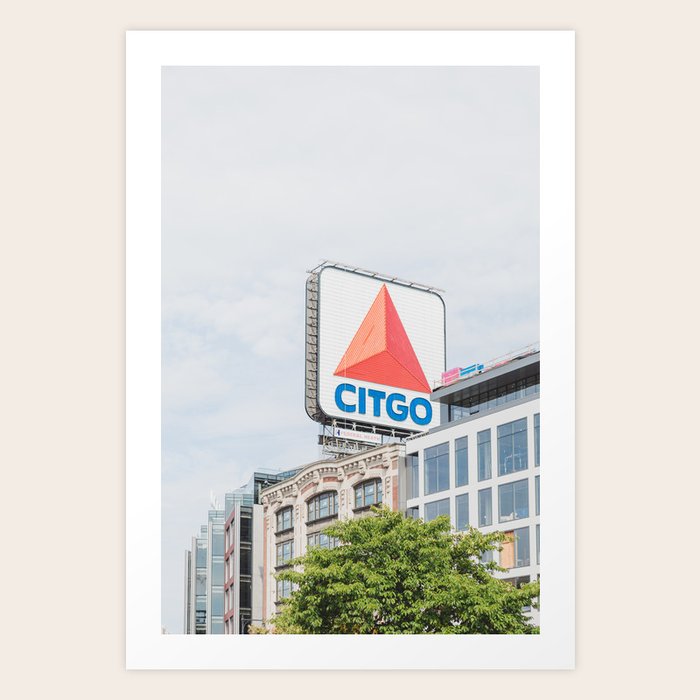 Boston Citgo Sign Art Print by In This Instance Photography | Society6