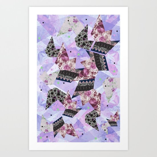 FLORAL HYPNOSIS Art Print