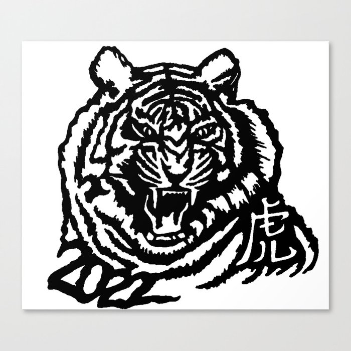 Year of the Tiger 2022 Canvas Print