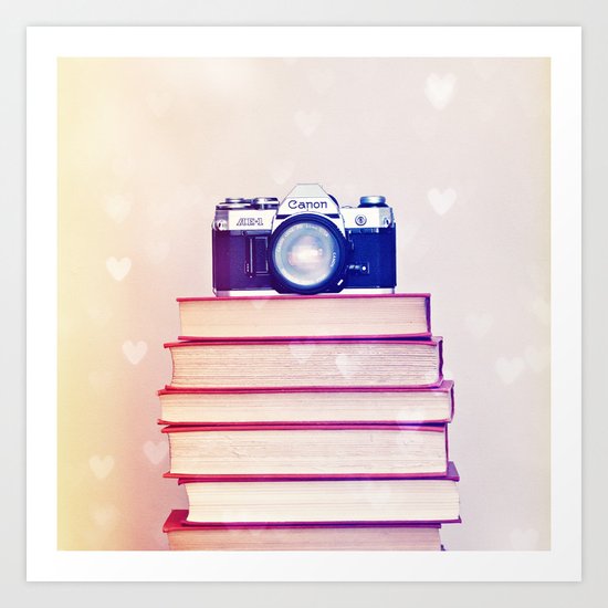 Retro Love Art Print