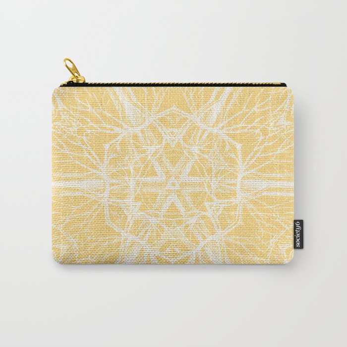 Mysterious trees - yellow Carry-All Pouch