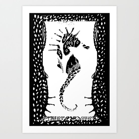 SEAHORSE 3 Art Print