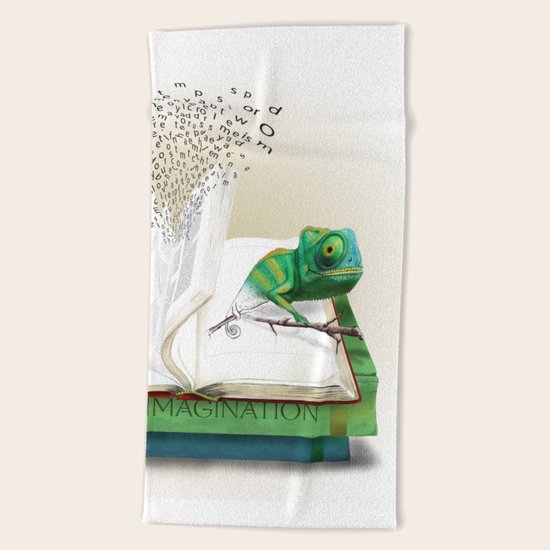 Chameleon Beach Towel