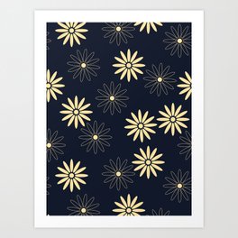 Celestial Flowers Art Print