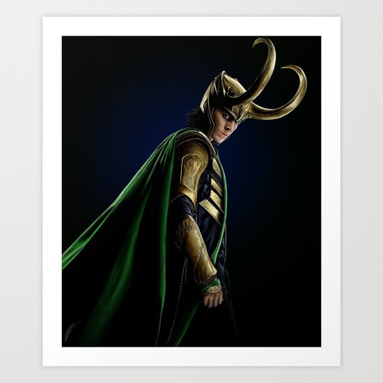 Loki Art Print