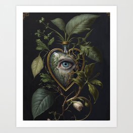 VISIONARY HEART Art Print