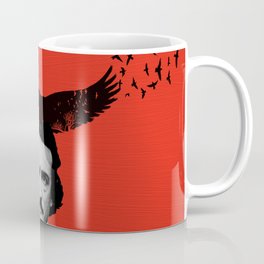 Edgar Allan Poe / Raven / Digital Painting Coffee Mug