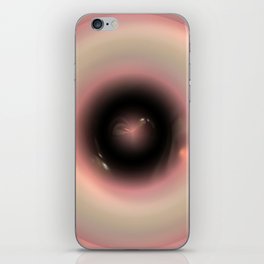 rose pink vortex  iPhone Skin