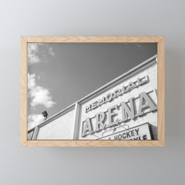 Memorial Arena Framed Mini Art Print